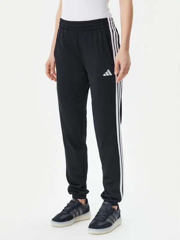 Adidas adidas Donji dio trenerke Tricot 3-Stripes JF3383 Crna Regular Fit