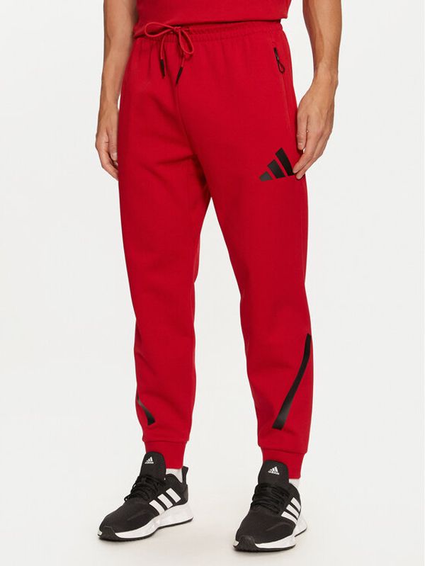 adidas adidas Donji dio trenerke Z.N.E. JF6542 Crvena Regular Fit