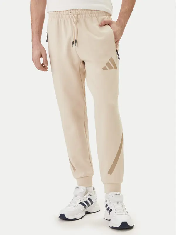 Adidas adidas Donji dio trenerke Z.N.E. KE4684 Bež Regular Fit