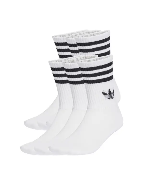 Adidas adidas Duge čarape 3-Stripes JV7410 Bijela