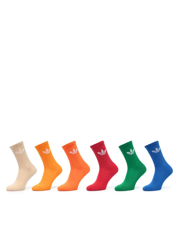 Adidas adidas Duge čarape Trefoil Crew Socks Cushion IX5275 Šarena