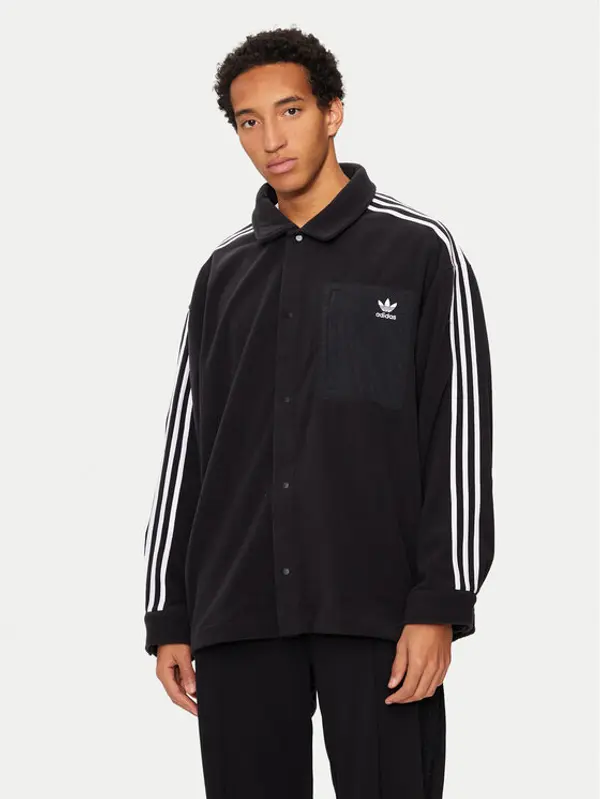 Adidas adidas Flis adicolor IZ1834 Crna Loose Fit