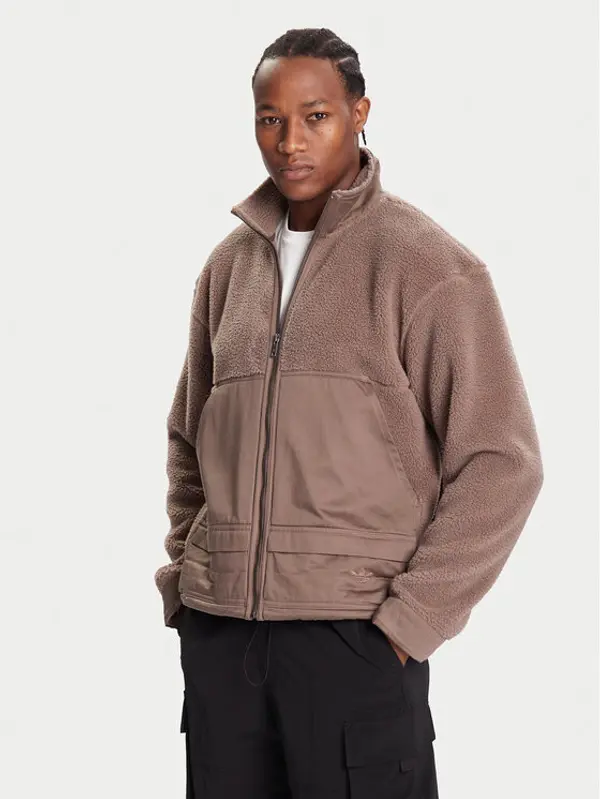 Adidas adidas Flis Premium Essentials JW3510 Smeđa Loose Fit