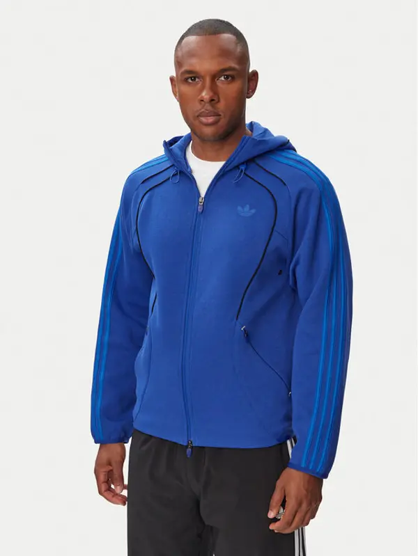 Adidas adidas Flis Spacer Teamgeist 26 Cutline Fullzip Hoodie KW0887 Plava Regular Fit