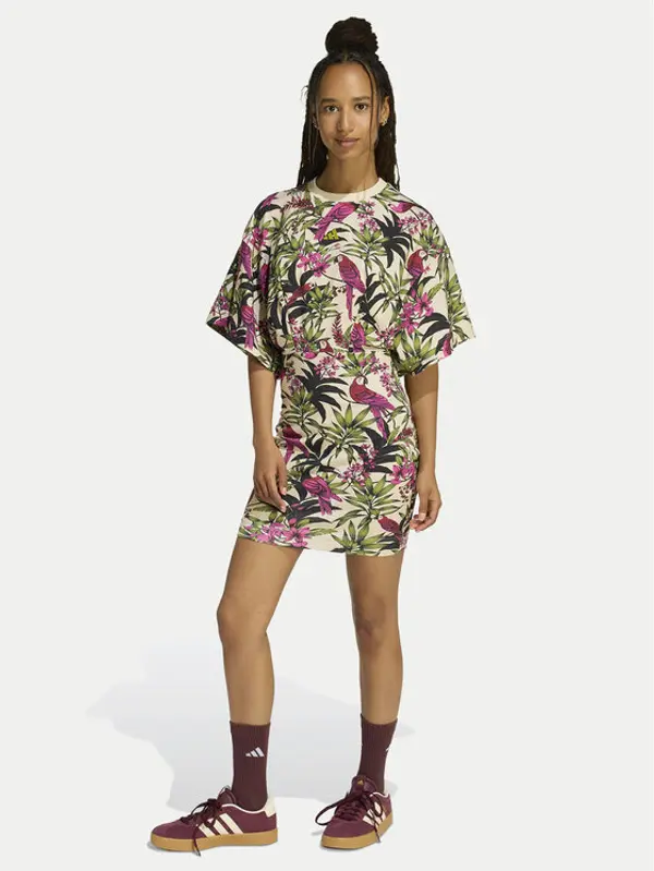 Adidas adidas Haljina za svaki dan Farm Rio KD2193 Šarena Oversize