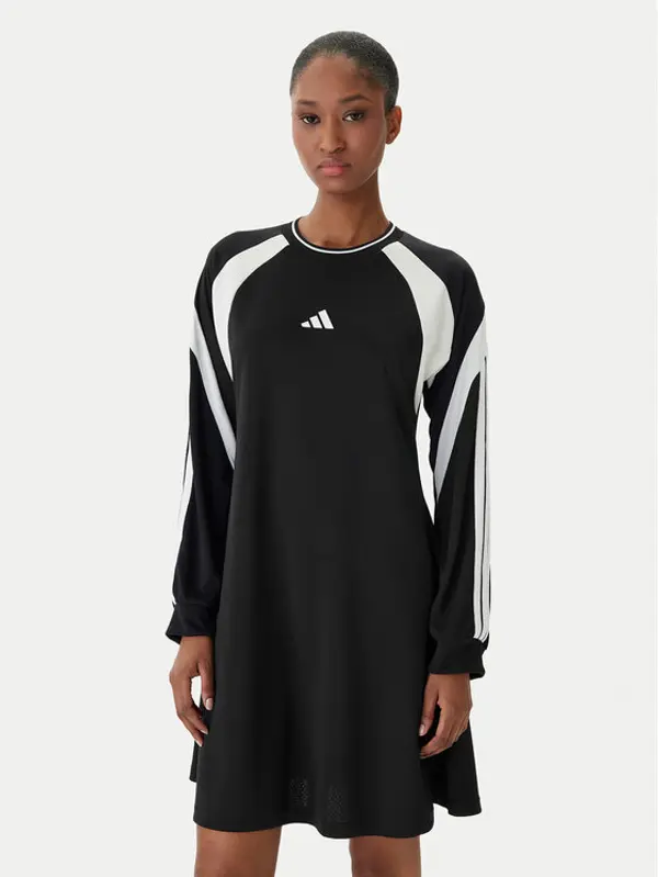 Adidas adidas Haljina za svaki dan House Of Tiro KB4074 Crna Regular Fit
