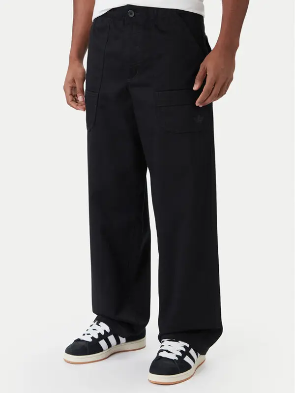 Adidas adidas Hlače Premium Essentials JY2636 Crna Loose Fit
