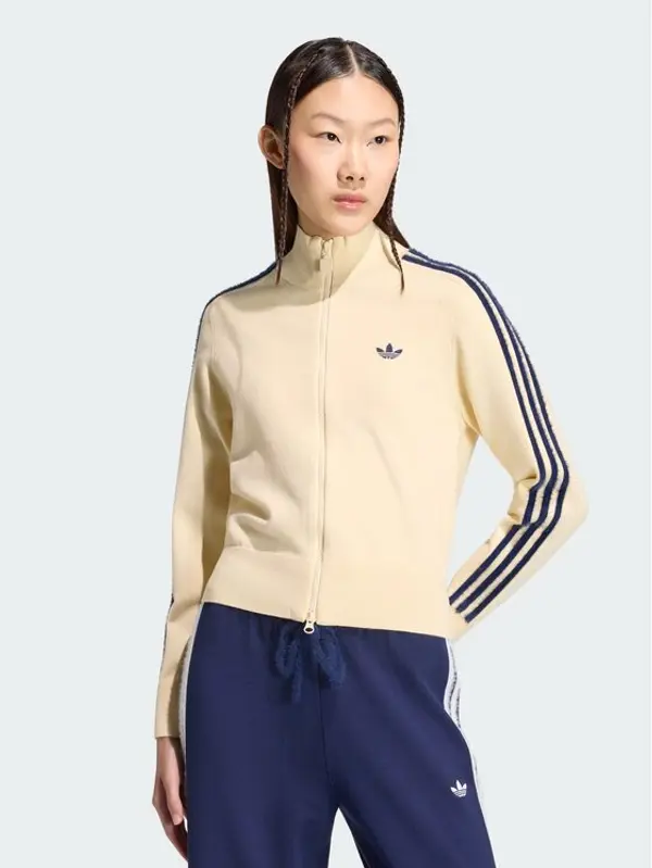 Adidas adidas Kardigan Firebird KS6797 Svijetlo bež Regular Fit