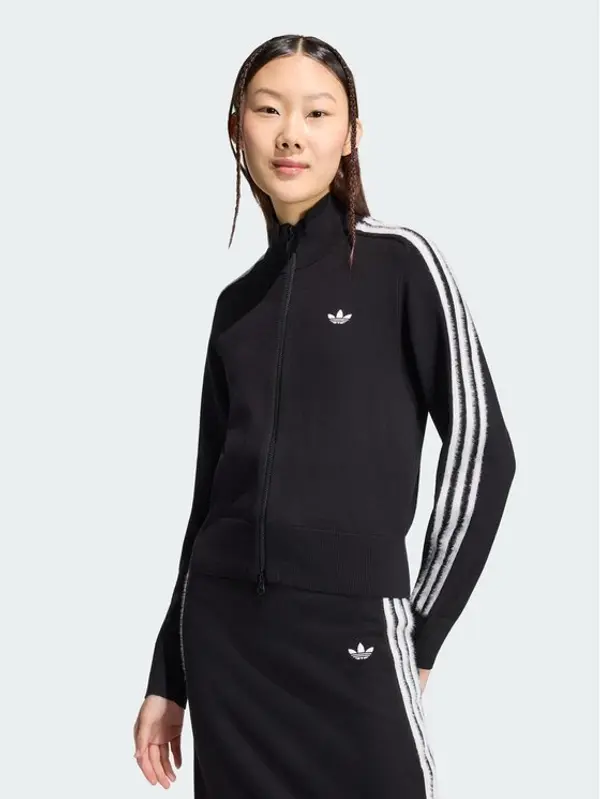 Adidas adidas Kardigan Firebird KS7366 Crna Slim Fit
