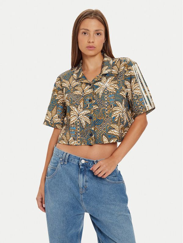 adidas adidas Košulja FARM Rio IW5184 Šarena Loose Fit