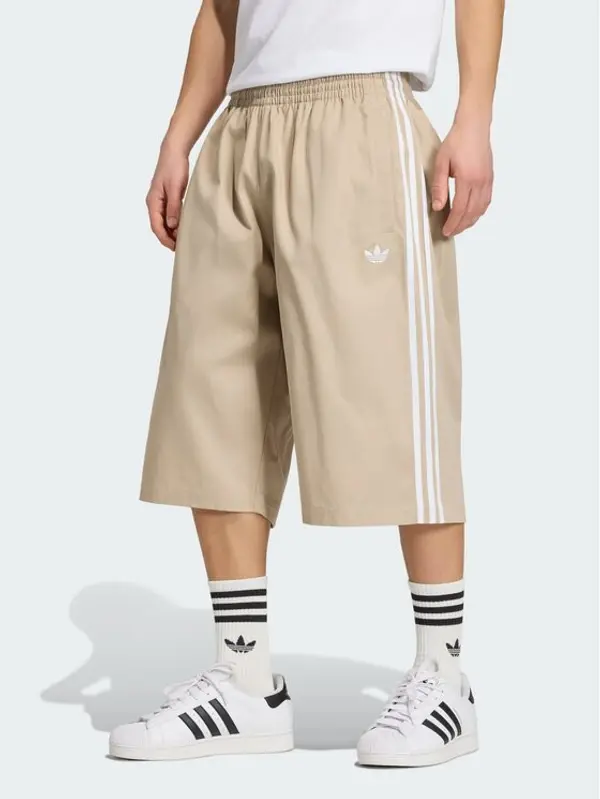Adidas adidas Kratke hlače 169001 Bež Oversize