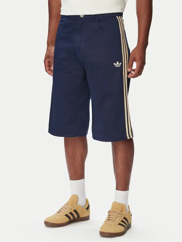 Adidas adidas Kratke hlače Firebrid Twill Jorts KR7234 Tamnoplava Regular Fit