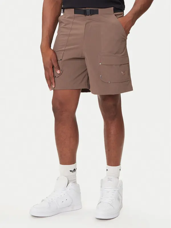 Adidas adidas Kratke hlače Premium Essentials Utility Cargo JW1081 Smeđa Loose Fit