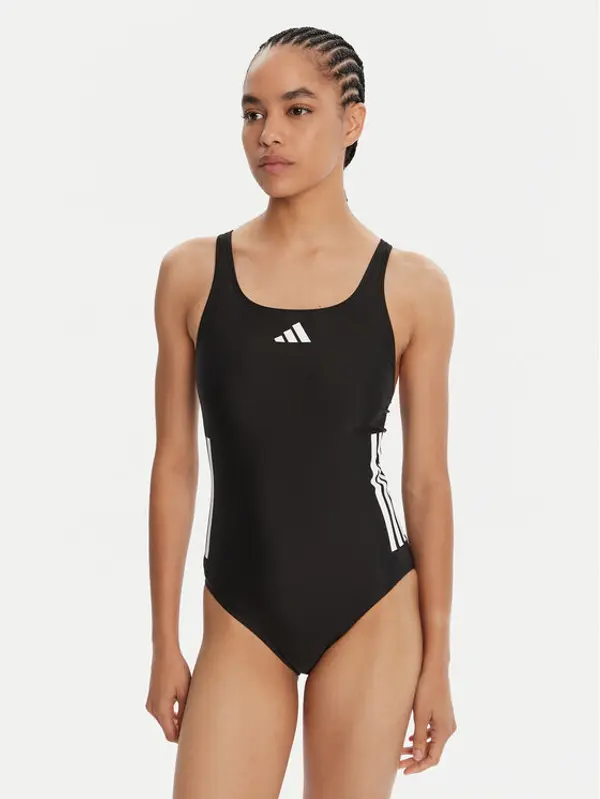 Adidas adidas Kupaći kostim 3-Stripes JN8119 Crna Slim Fit