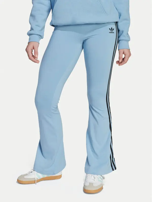 Adidas adidas Leggings adicolor JV8616 Svijetloplava Slim Fit