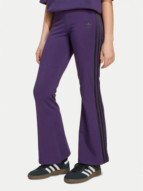 Adidas adidas Leggings adicolor JV8618 Ljubičasta Slim Fit