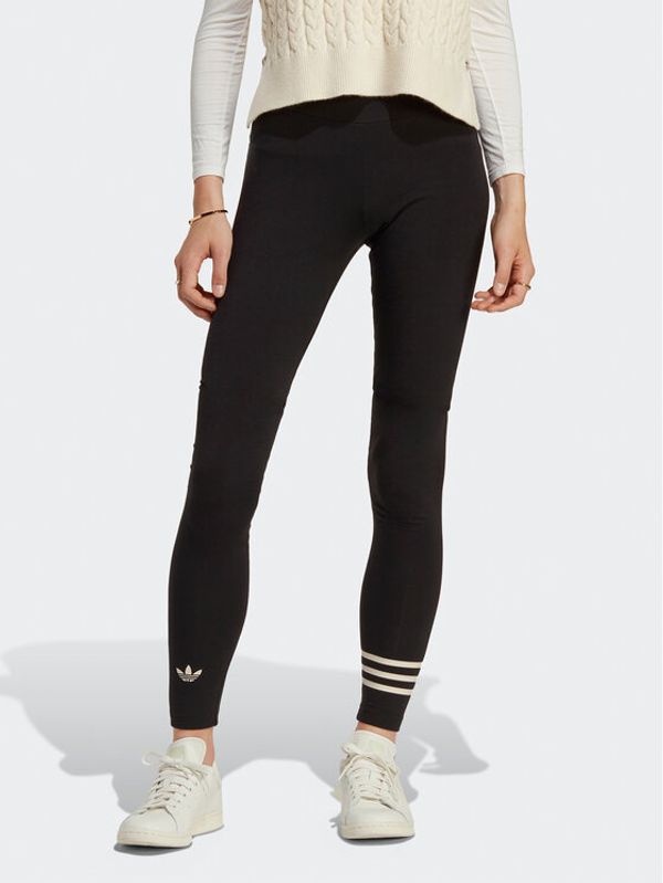 adidas adidas Leggings Adicolor Neuclassics Full Length Leggings (Plus Size) IB7313 Crna