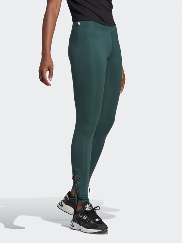 adidas adidas Leggings Always Original HK5078 Zelena Tight Fit