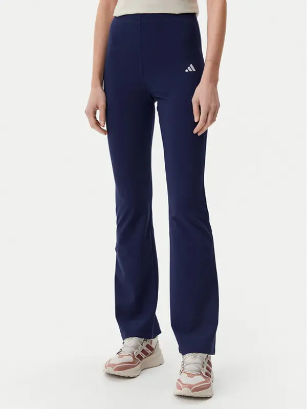 Adidas adidas Leggings Essentials Small Logo JD3073 Tamnoplava Flare Fit