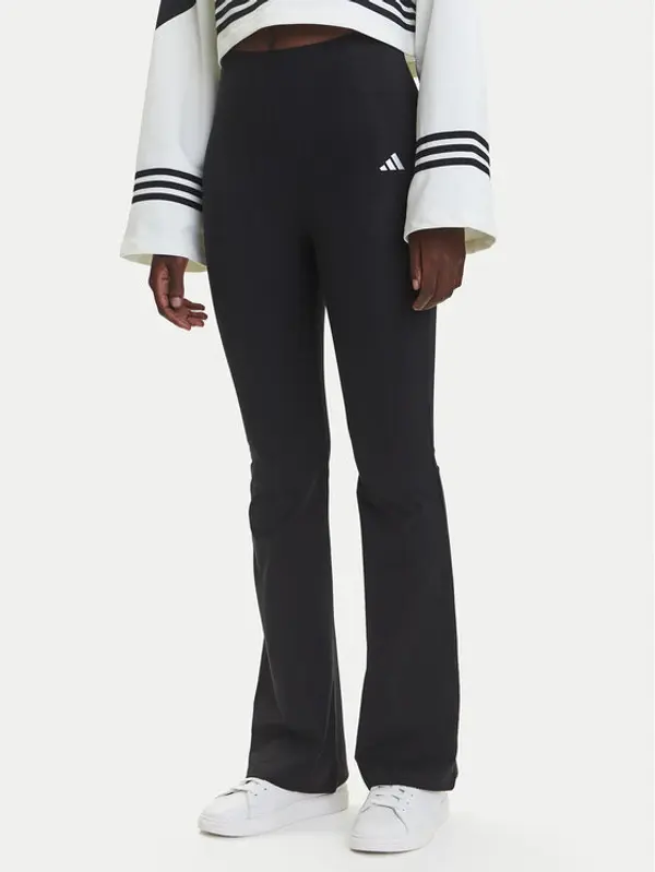 Adidas adidas Leggings Essentials Small Logo JD9961 Crna Flared Fit