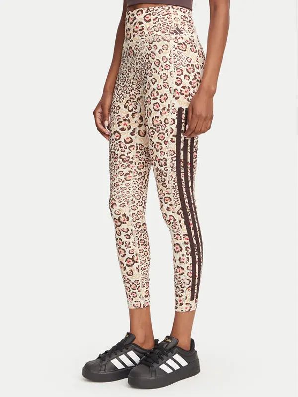 Adidas adidas Leggings Farm Rio Optime KR0231 Svijetlo bež Slim Fit