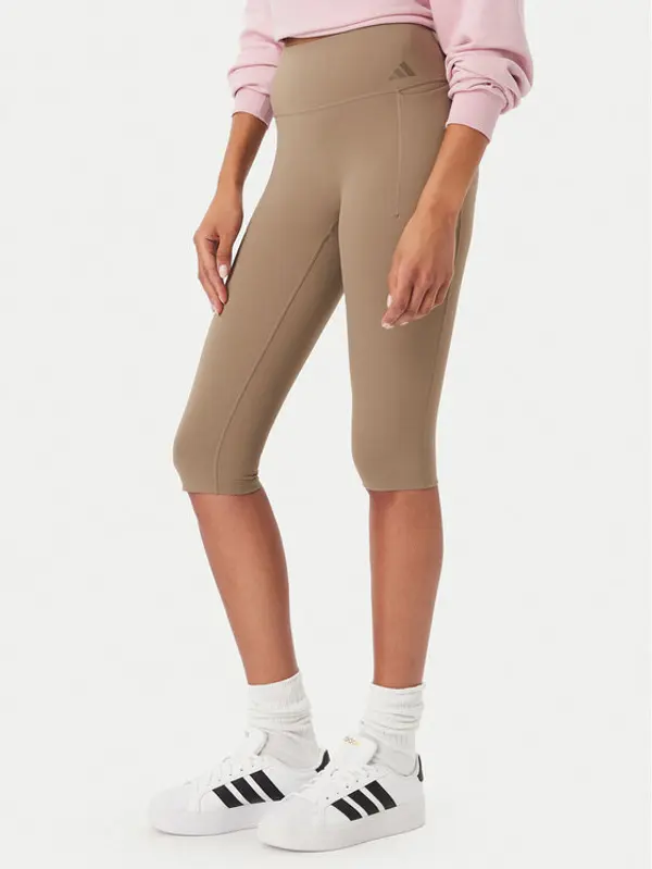 Adidas adidas Leggings Optime Contour Workout KV7456 Kaki Slim Fit
