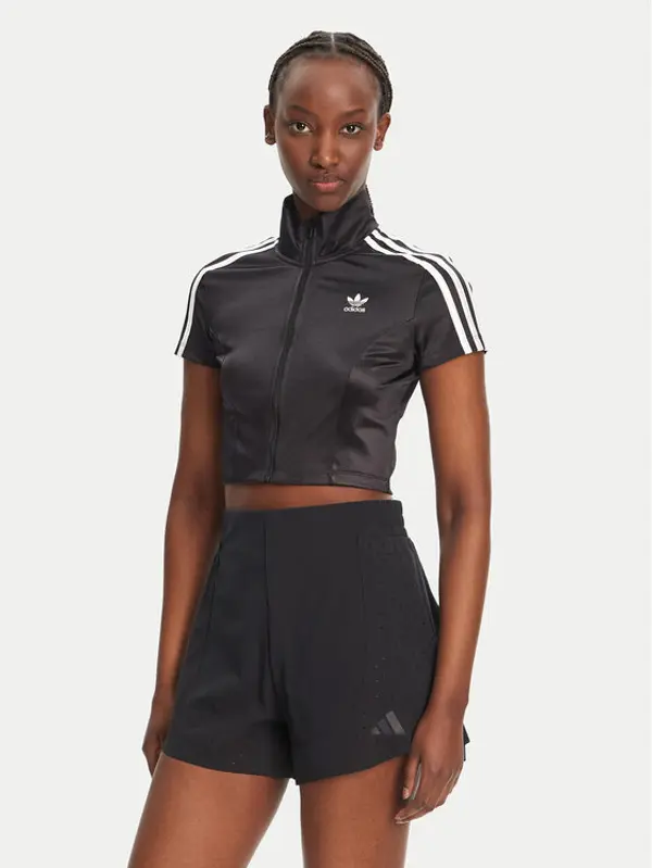 Adidas adidas Majica adicolor JD0277 Crna Slim Fit
