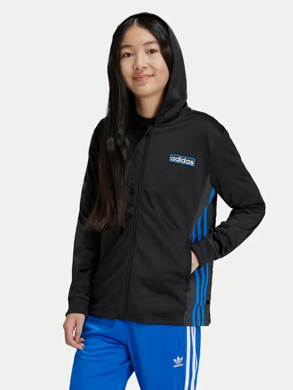 Adidas adidas Majica dugih rukava Adibreak IX5186 Crna Regular Fit