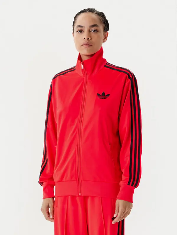 Adidas adidas Majica dugih rukava adicolor Classic Firebird JW3663 Narančasta Loose Fit