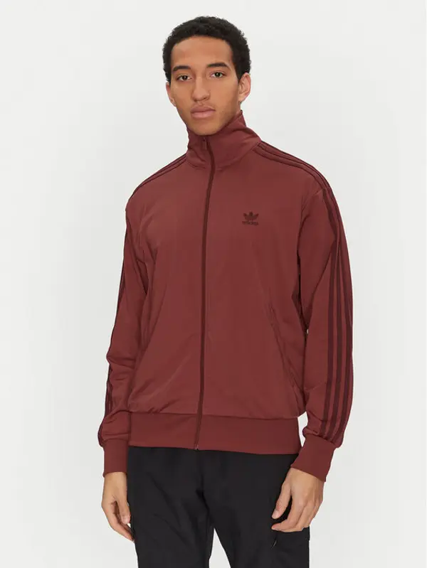 Adidas adidas Majica dugih rukava adicolor Classics Firebird JP2545 Crvena Loose Fit