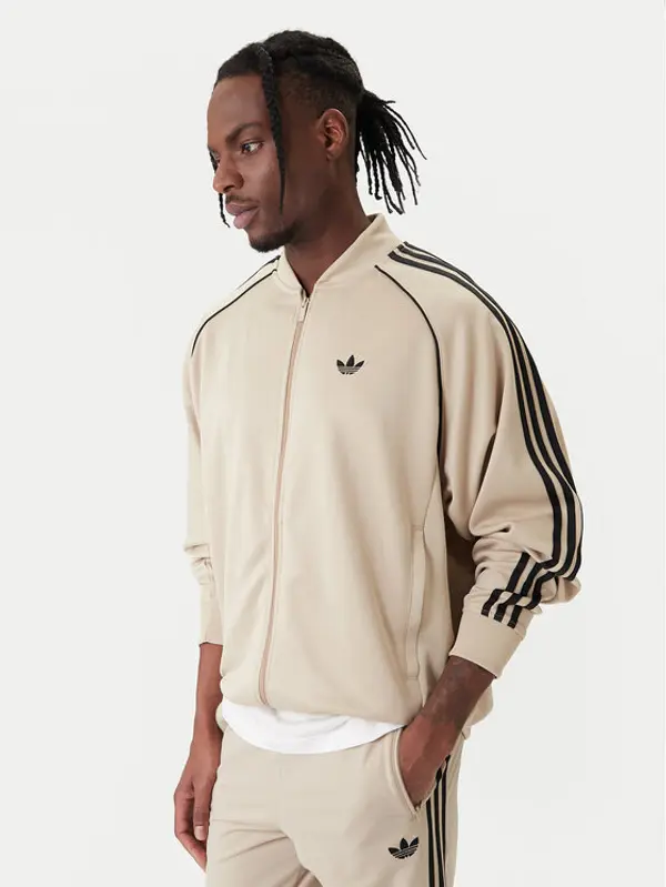 Adidas adidas Majica dugih rukava adicolor SST Classic KC8524 Bež Loose Fit
