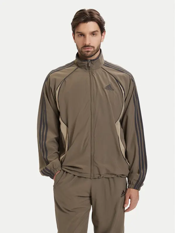 Adidas adidas Majica dugih rukava adicolor Teamgeist KD5860 Kaki Loose Fit