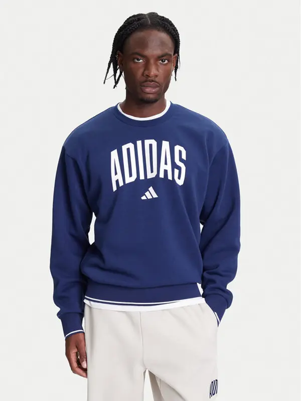 Adidas adidas Majica dugih rukava Collegiate JM1734 Plava Regular Fit