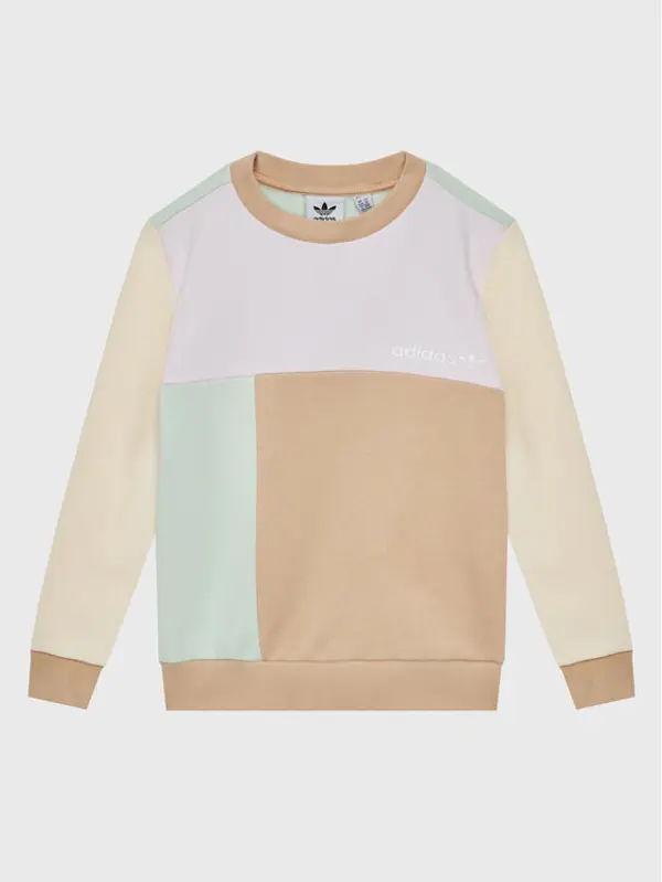 Adidas adidas Majica dugih rukava Colorblock HK9818 Šarena Regular Fit