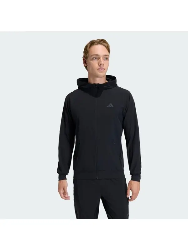 Adidas adidas Majica dugih rukava D4T Workout KA4821 Crna Regular Fit