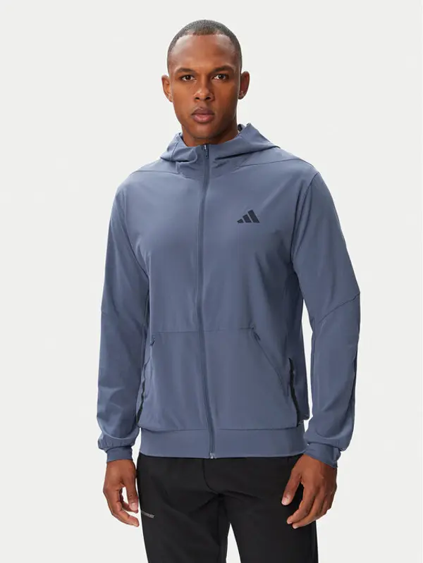 Adidas adidas Majica dugih rukava D4T Workout KS6394 Plava Regular Fit