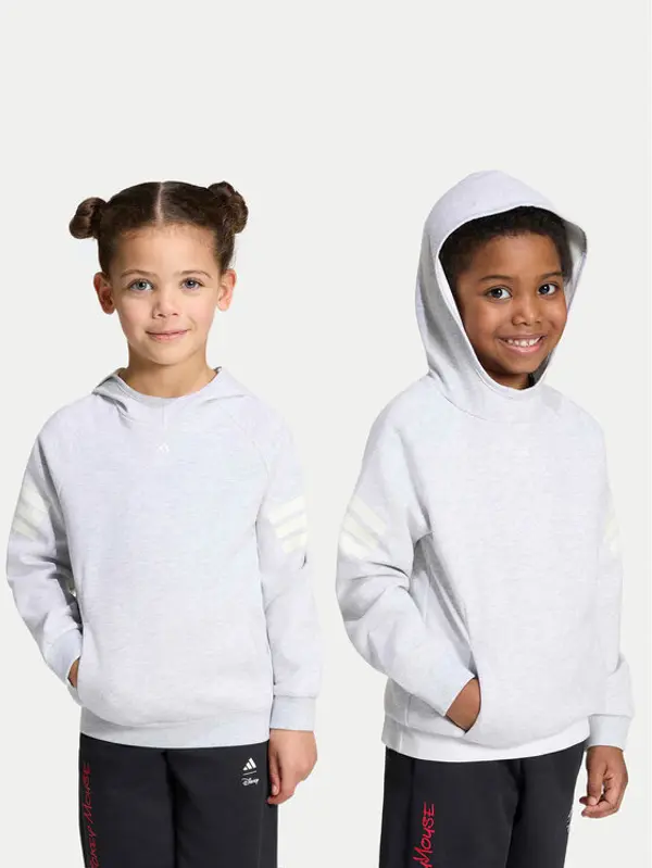 Adidas adidas Majica dugih rukava Disney Mickey Mouse Sweatshirt KS3958 Siva Regular Fit