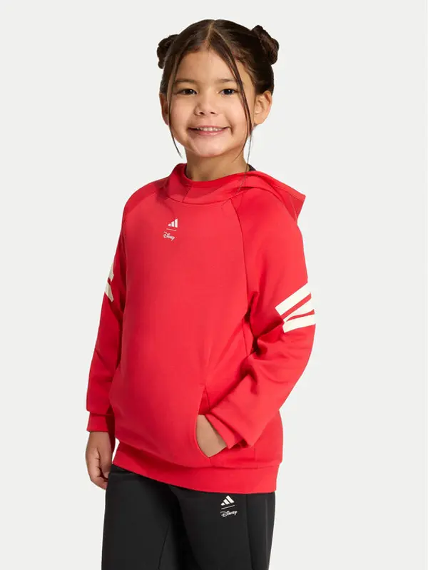 Adidas adidas Majica dugih rukava Disney Mickey Sweatshirt KG6126 Koraljna Regular Fit
