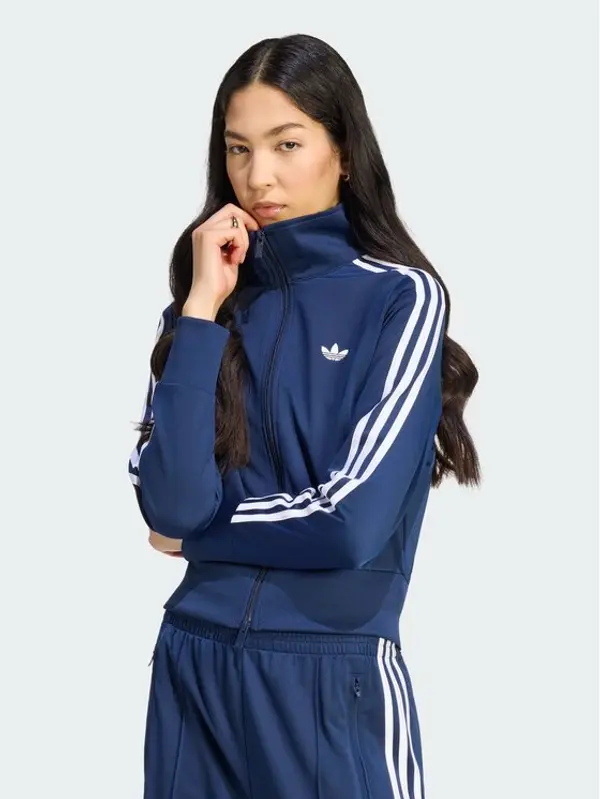 Adidas adidas Majica dugih rukava Firebird Classic Track Jacket KV9551 Tamnoplava Regular Fit