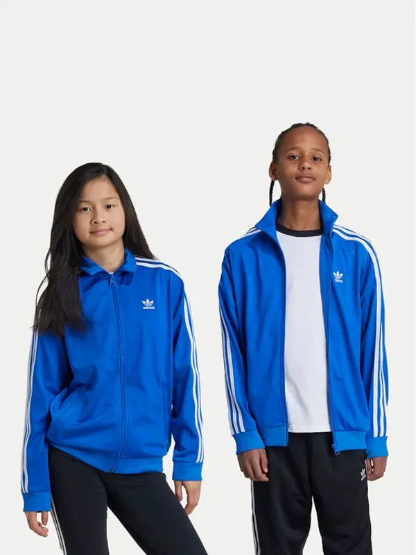 Adidas adidas Majica dugih rukava Firebird IY9799 Plava Regular Fit