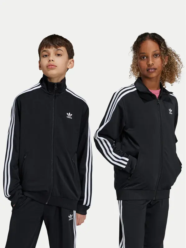 Adidas adidas Majica dugih rukava Firebird IY9800 Crna Regular Fit