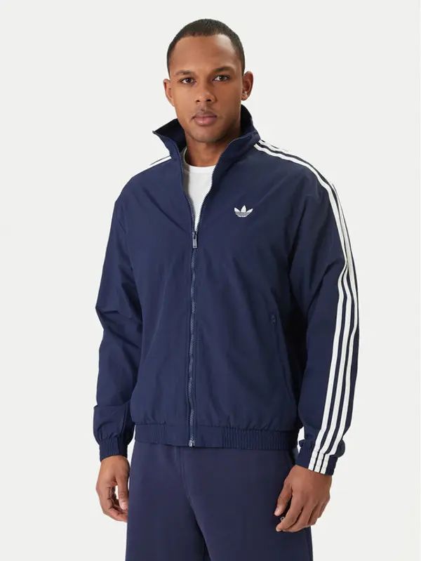 Adidas adidas Majica dugih rukava Firebird KE1365 Tamnoplava Regular Fit