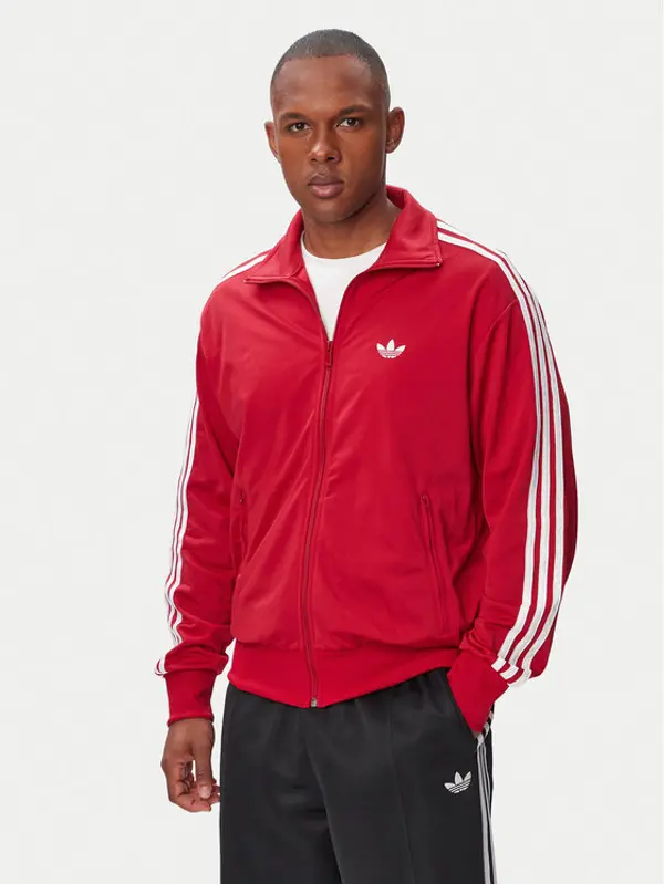 Adidas adidas Majica dugih rukava Firebird KW0116 Crvena Regular Fit