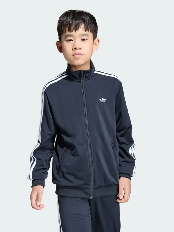 Adidas adidas Majica dugih rukava FIREBIRD LOOSE Crna Loose Fit