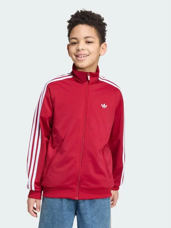 Adidas adidas Majica dugih rukava FIREBIRD LOOSE Crvena Loose Fit