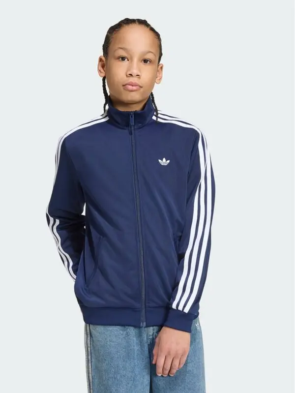 Adidas adidas Majica dugih rukava FIREBIRD LOOSE Svijetlo plava Loose Fit