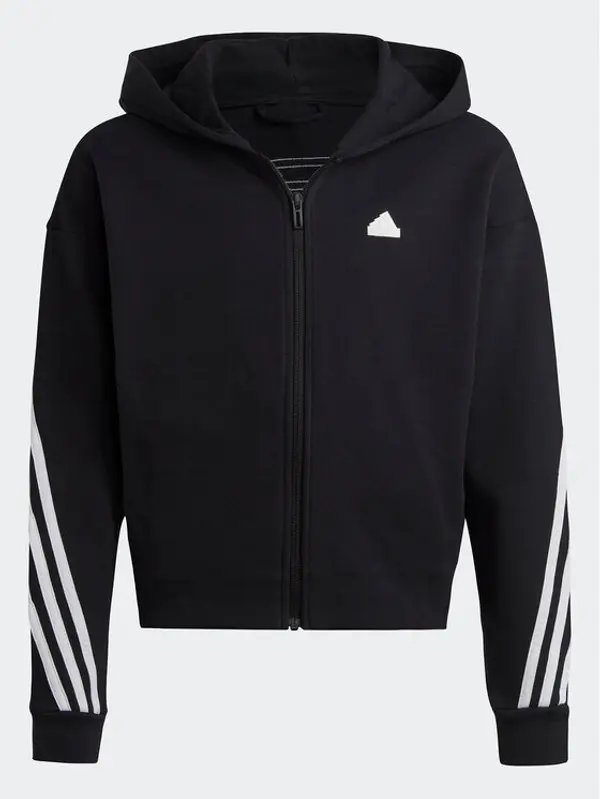 Adidas adidas Majica dugih rukava Future Icons 3-Stripes IC0118 Crna Loose Fit