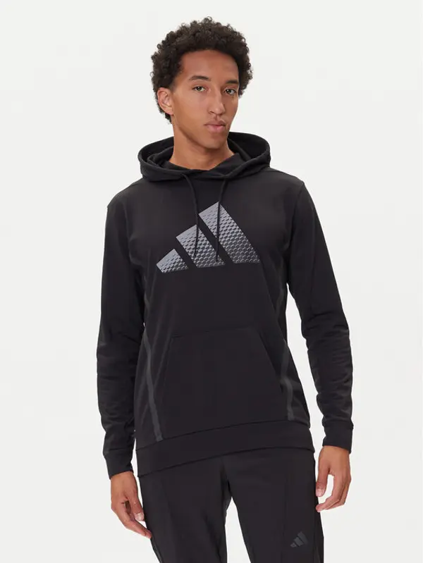 Adidas adidas Majica dugih rukava Game & Go Training Big Logo JM3050 Crna Regular Fit