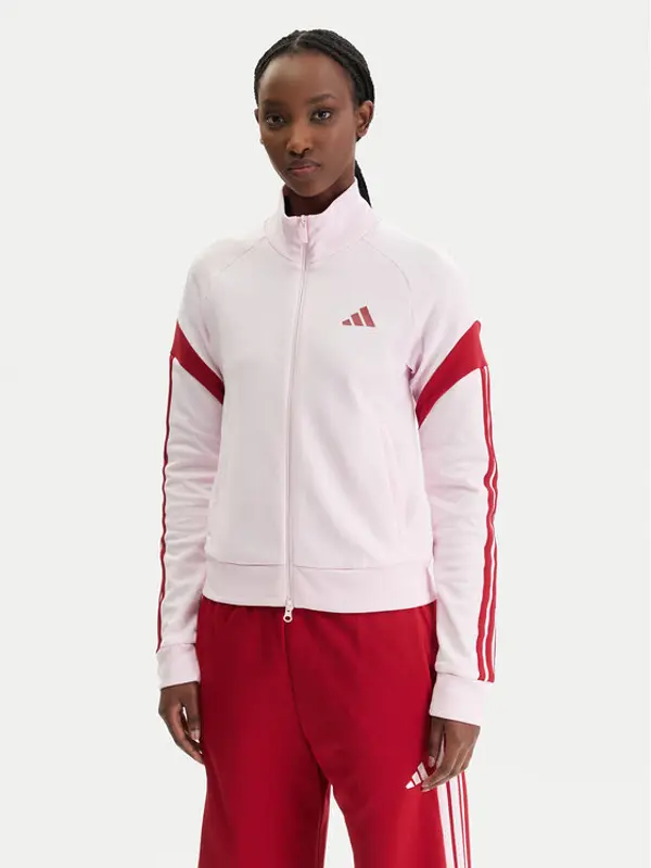 Adidas adidas Majica dugih rukava House Of Tiro KE5676 Ružičasta Slim Fit