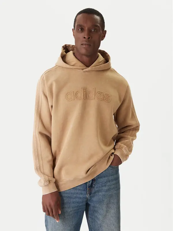Adidas adidas Majica dugih rukava JY2791 Bež Loose Fit